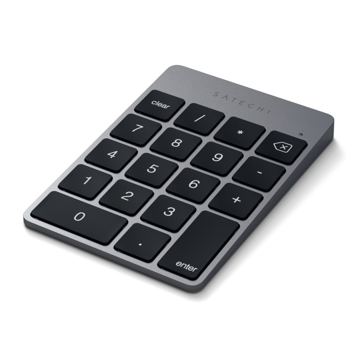 Безжична цифрова клавиатура Satechi Slim, Space Gray - ST-KSALKPM - 6