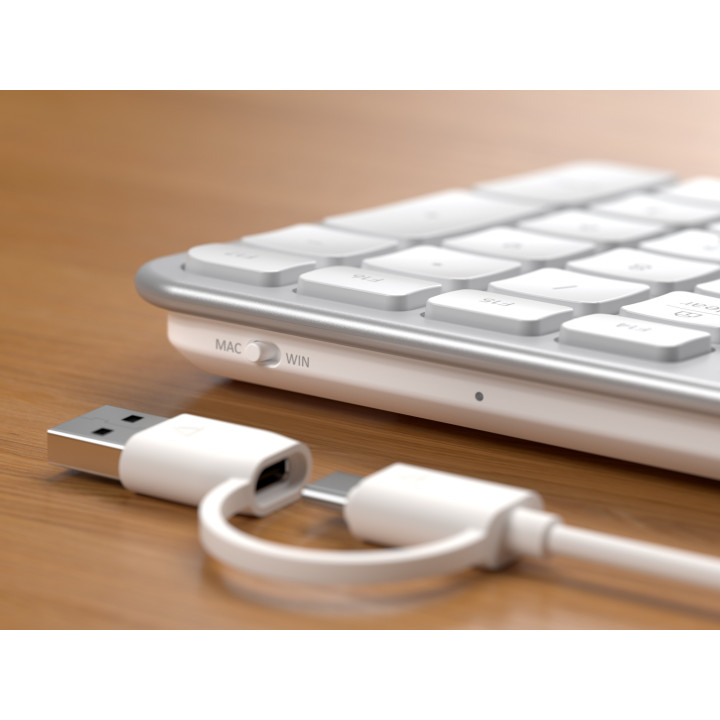 Жична клавиатура Satechi Slim LX3, US English, Silver - ST-KULX3S-EN - 4