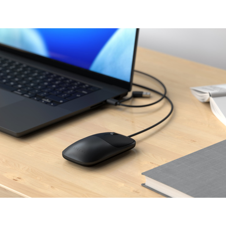 Жична мишка Satechi Slim LX, Space Black - ST-MULXC - 3