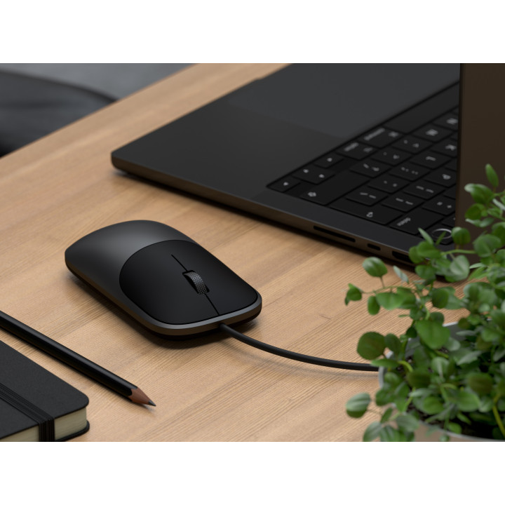 Жична мишка Satechi Slim LX, Space Black - ST-MULXC - 4