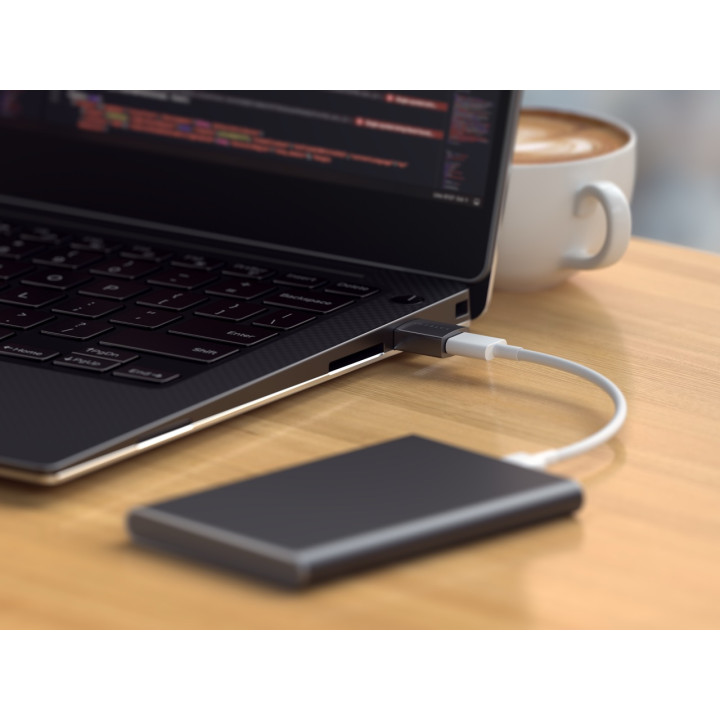 Адаптер Satechi 2x USB-A към USB-C, алуминиев, Space Black - ST-A2TAUCC - 3