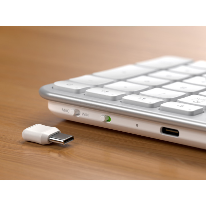 Безжична клавиатура Satechi Slim EX3, US English, Silver - ST-KEX3S-EN - 3
