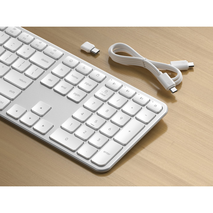 Безжична клавиатура Satechi Slim EX3, US English, Silver - ST-KEX3S-EN - 4