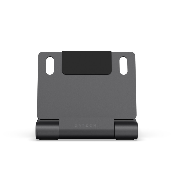 USB хъб Satechi OntheGo Foldable Stand, 4K 60Hz HDMI, 100W USB-C PD, 2x 10Gbps USB-C, USB-A, UHS-II SD и microSD четец, Space Bl