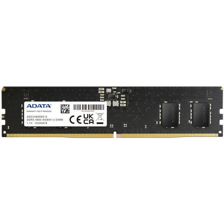 RAM памет ADATA, 8GB DDR5 4800MT/s CL40 - AD548008G-S - 1