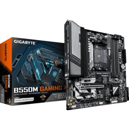 Дънна платка GIGABYTE B550M GAMING X, AMD B550, Socket AM4, 4x DDR4, Micro ATX - 1