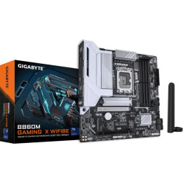 Дънна платка GIGABYTE B860M GAMING X WIFI6E, Intel B860, LGA1851, 4x DDR5, Micro ATX - 1