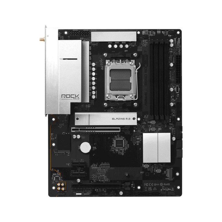 Дънна платка ASRock B650 Rock WiFi 7, AM5, ATX, DDR5 - 5