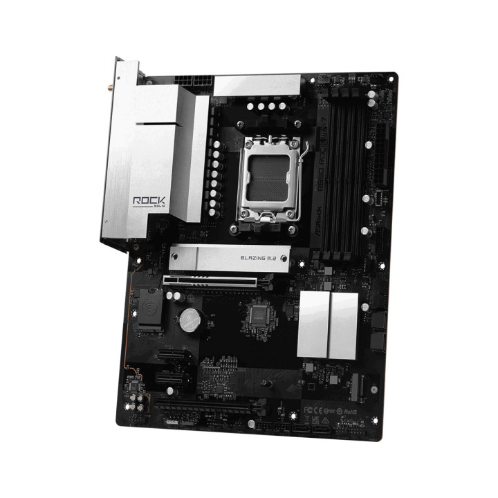 Дънна платка ASRock B650 Rock WiFi 7, AM5, ATX, DDR5 - 7