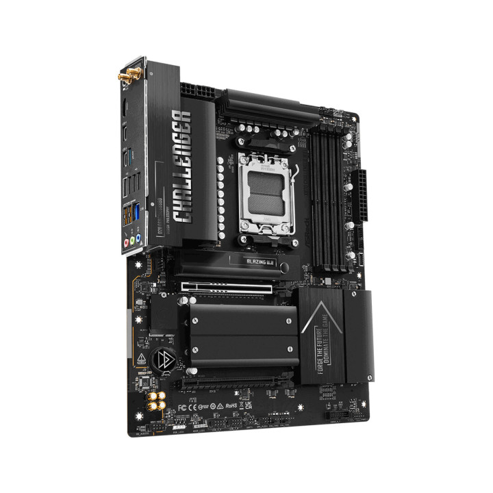 Дънна платка ASRock X870 Challenger WiFi, AMD AM5, DDR5, ATX, Wi-Fi 7 - 7