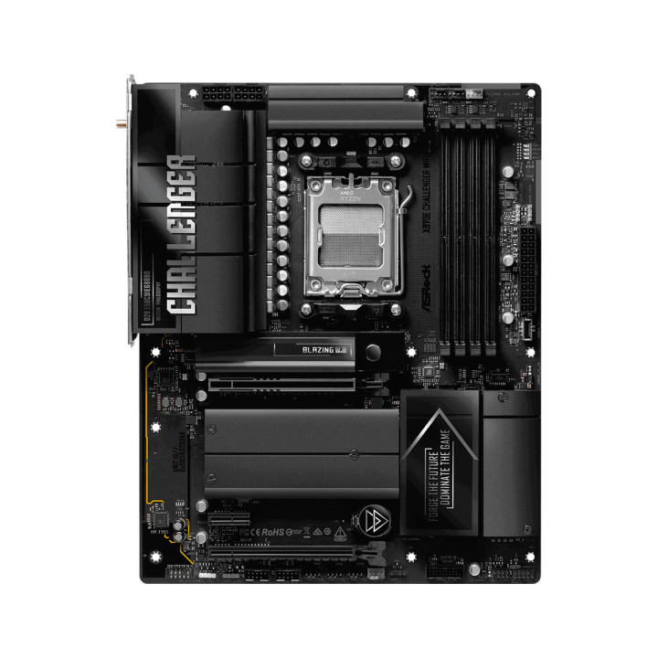 Дънна платка ASRock X870E Challenger WiFi, AMD AM5, DDR5, ATX, Wi-Fi 7 - 6