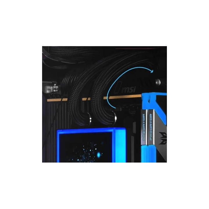 Кутия за компютър Lian Li O11 Vision-M, mATX, Mini Tower, Tempered glass, 1x140mm вентилатор - G99.O11VMX.00 - 9