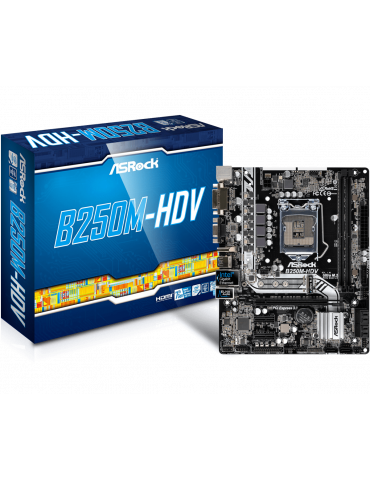 Дънна платка Asrock B250M-HDV LGA1151 Kaby Lake