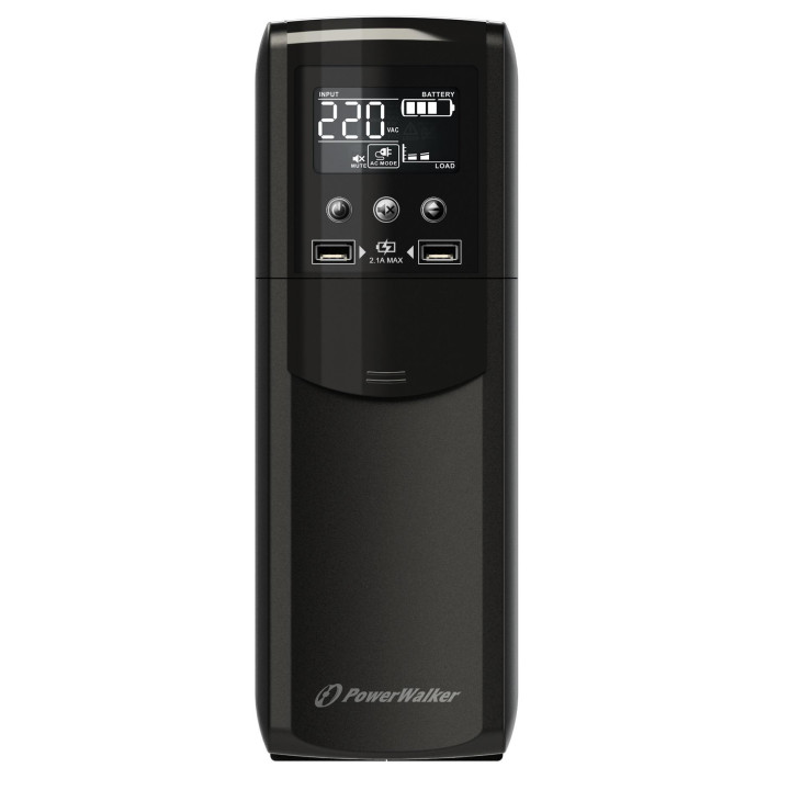 Токозахранващо устройство Powerwalker VI 1000 CSW, 1000 VA, Line Interactive