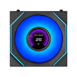 Вентилатор Lian Li SL-INF LCD FLEX, 120mm, черен - 12SLIND1F1B - 1