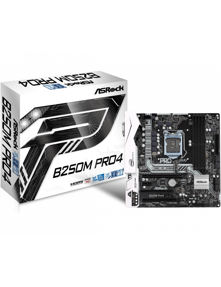Дънна платка Asrock B250M PRO4 LGA1151 Kaby Lake