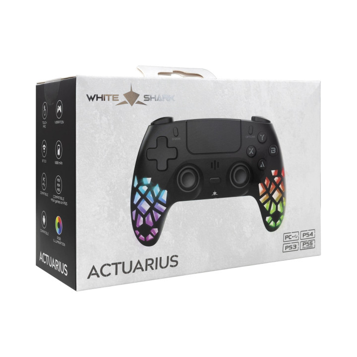 Геймпад White Shark ACTUARIUS, безжичен, Bluetooth 5.3, PS4/PC/Android/iOS, вибрация - GPW-4010 - 7