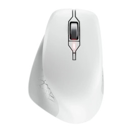 Мишка CHERRY Stream Comfort, ергономична, безшумна, безжична, 4000 DPI, бяла - JW-8550-0 - 1