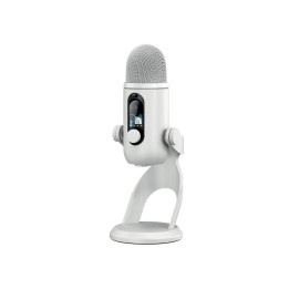 Геймърски микрофон Logitech Yeti 2, USB, бял - 988-000592 - 1
