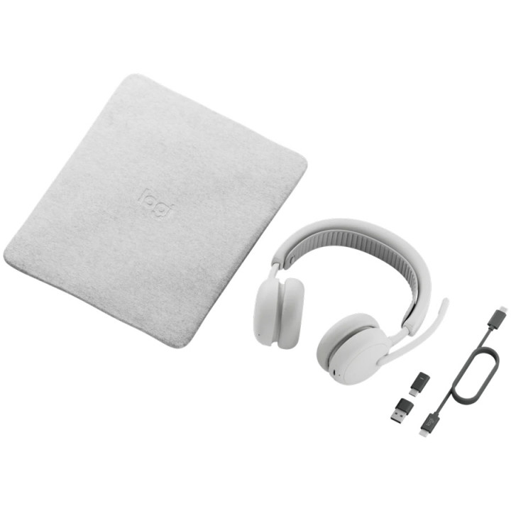 Слушалки Logitech Zone Wireless 2 ES, Bluetooth/кабелни, Active Noise Cancellation, 48 ч. батерия - 981-001508 - 5