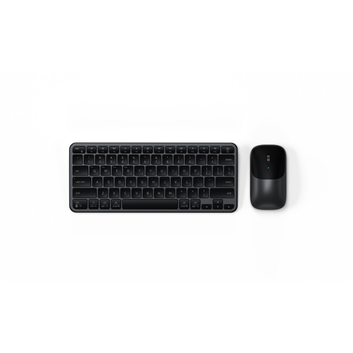 Безжичен комплект клавиатура и мишка Satechi Slim CEX1, US English, Space Black - ST-ZEX1CC-EN - 1