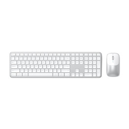 Комплект безжична клавиатура и мишка Satechi Slim CEX3, US English, Silver - ST-ZEX3SS-EN - 1