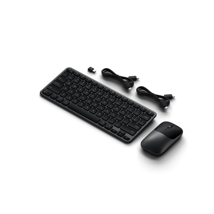 Безжичен комплект клавиатура и мишка Satechi Slim CEX1, US English, Space Black - ST-ZEX1CC-EN - 7