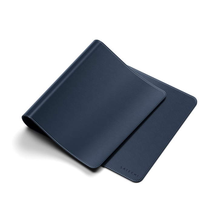 Подложка за бюро Satechi Vegan-Leather Premium, 58.4 x 31.1 cm, синя - ST-LPDMB - 3