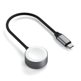 Магнитен USB-C кабел за бързо зареждане Satechi за Apple Watch, Space Gray - ST-QCAWM - 1