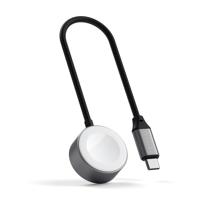 Магнитен USB-C кабел за бързо зареждане Satechi за Apple Watch, Space Gray - ST-QCAWM - 6