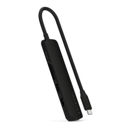 Докинг станция Satechi 6-in-1 Slim Multiport, USB-C адаптер, черен - ST-P6SK - 1