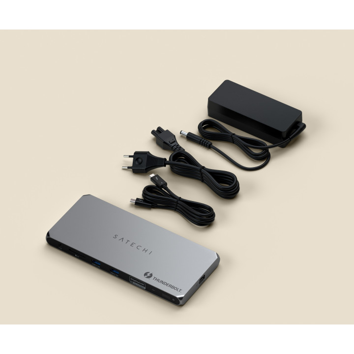 Докинг станция Satechi Thunderbolt 4 Multi-Display, Thunderbolt 4, няколко дисплея - ST-DT4MDM-EU - 4