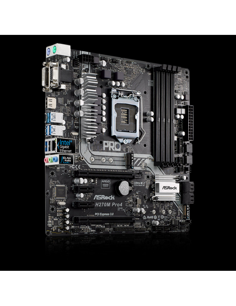 Aslock H270M PRO4＋Intel Core i5-7500 ASRock > H270 Pro4
