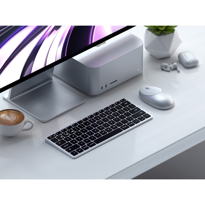 Bluetooth клавиатура Satechi Slim X1, US layout, сребрист - ST-BTSX1S - 2