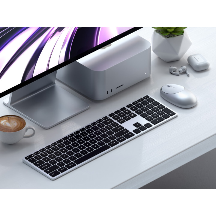 Bluetooth клавиатура Satechi Slim X3, Silver, US layout - ST-BTSX3S - 4