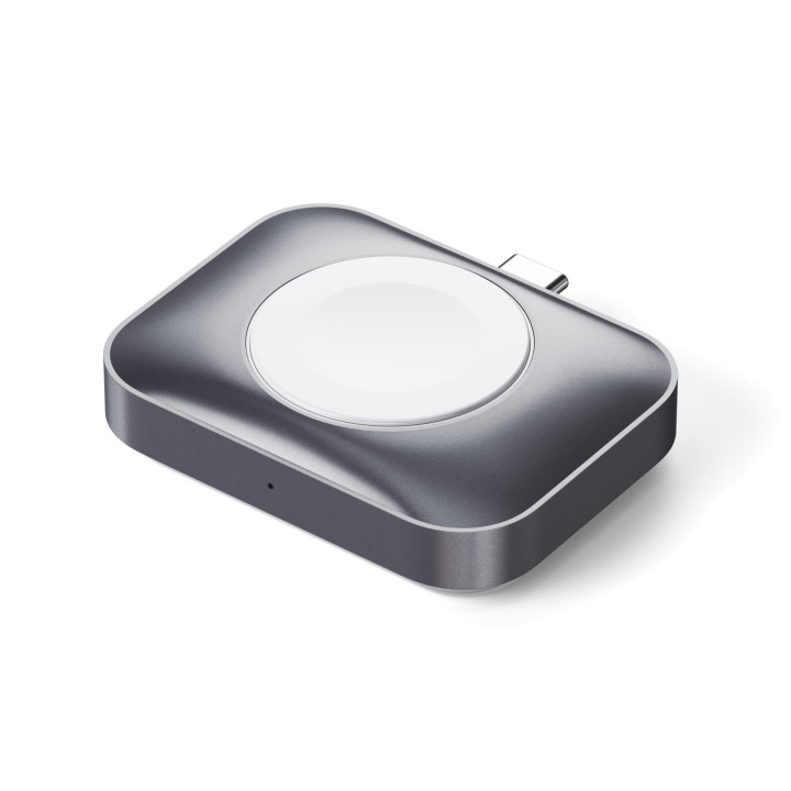 Безжично зарядно Satechi USB-C 2 в 1 за Apple Watch и AirPods, сребрист - ST-UC2WCDM - 6