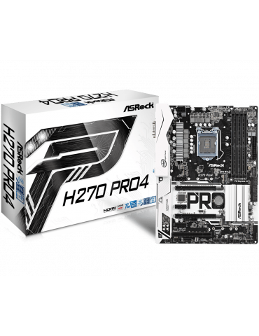 Дънна платка Asrock H270 PRO4 LGA1151 Kaby Lake