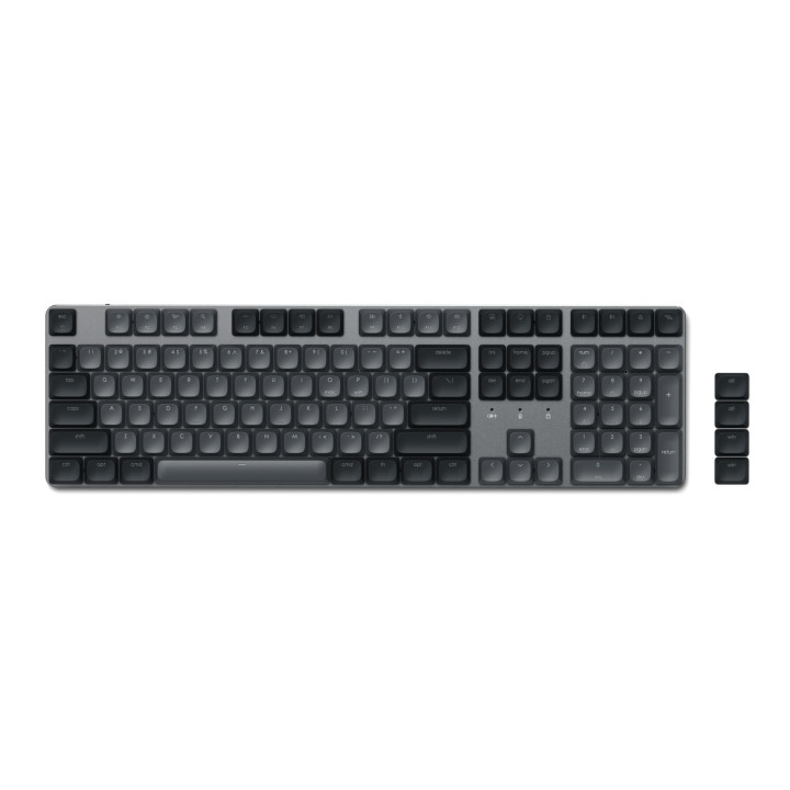 Bluetooth механична нископрофилна клавиатура Satechi SM3 Slim, подсветка, US layout, Dark - ST-KSM3DK-EN - 2