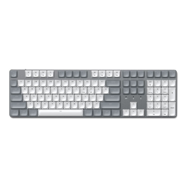 Bluetooth механична нископрофилна клавиатура Satechi SM3 Slim, подсветка, US подредба, Light - ST-KSM3LT-EN - 13