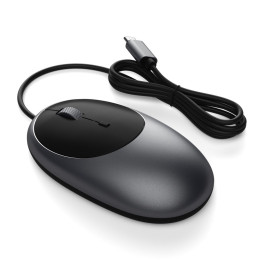 Мишка Satechi C1, USB-C кабелна, Space Grey - ST-AWUCMM - 1