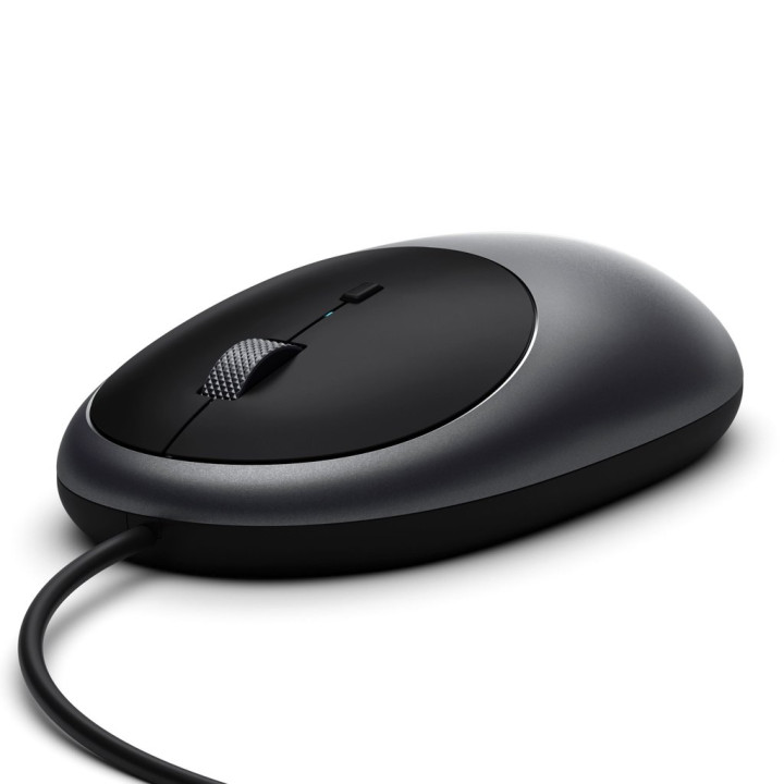 Мишка Satechi C1, USB-C кабелна, Space Grey - ST-AWUCMM - 5