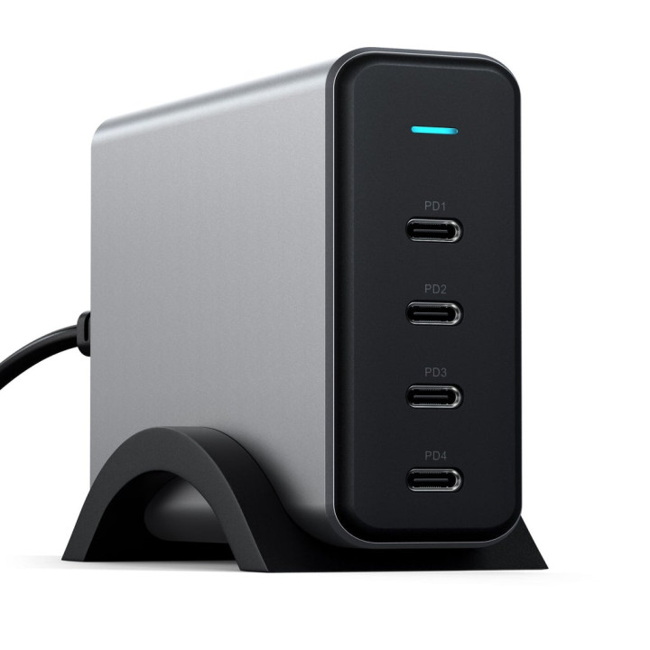 Зарядно устройство Satechi 165W GaN, 4x USB-C PD до 100W - ST-UC165GM-EU - 2