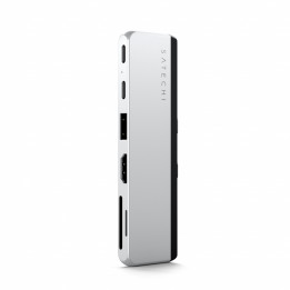 Хъб Satechi Dual USB-C за Surface Pro 9, 1x USB4 100W PD, 1x HDMI 2.0 4K/60Hz, 2x USB-C 3.2 Gen 2, 1x USB-A 3.2 Gen 2, SD/microS