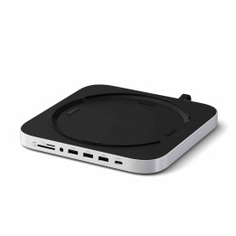 Докинг станция Satechi за Mac Mini/Studio, 1x USB-C 3.2, 1x USB-A 3.2, 2x USB-A 3.0, 3.5mm аудио, Micro/SD четец, отделение за N