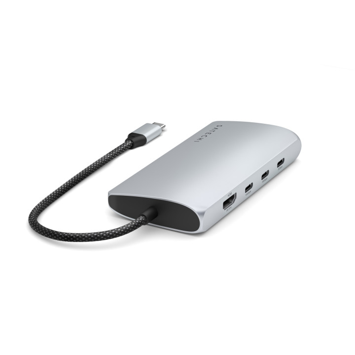 USB-C хъб Satechi MultiPort Adapter V3, 8K, HDMI, Ethernet, Silver - ST-P8KES - 5