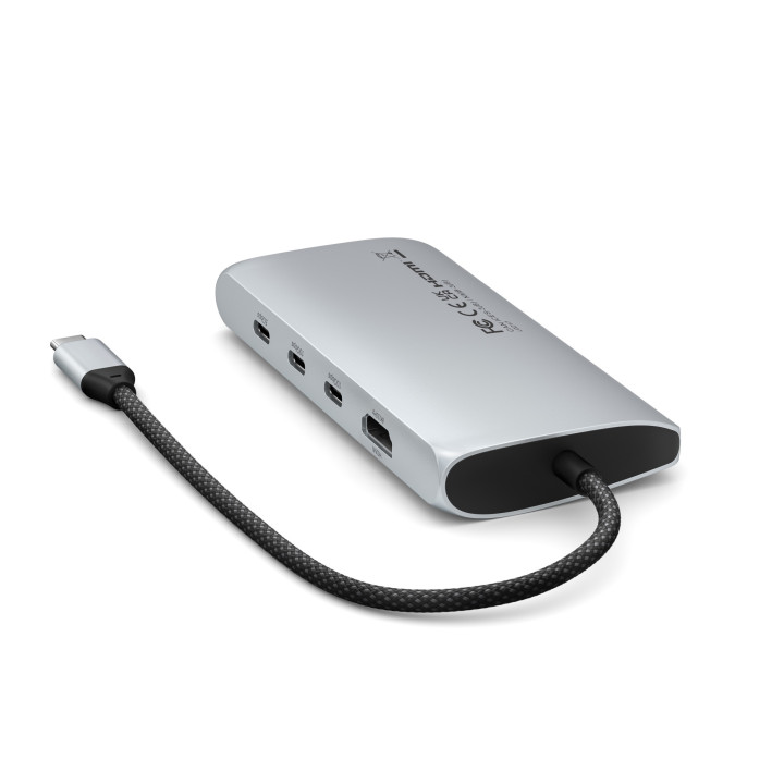 USB-C хъб Satechi MultiPort Adapter V3, 8K, HDMI, Ethernet, Silver - ST-P8KES - 7