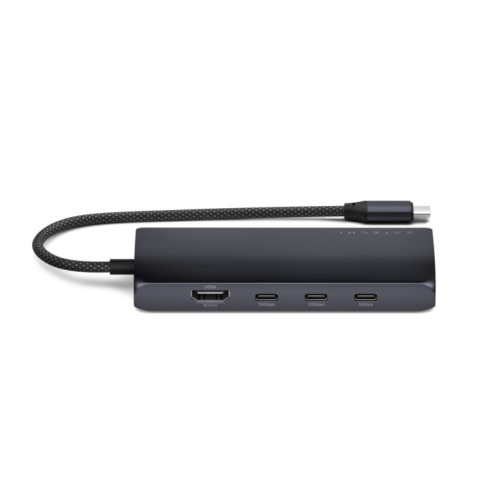USB-C хъб Satechi MultiPort Adapter 8K, Ethernet, HDMI, V3, Midnight - ST-P8KED - 4