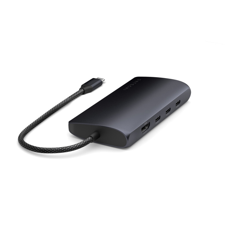USB-C хъб Satechi MultiPort Adapter 8K, Ethernet, HDMI, V3, Midnight - ST-P8KED - 6