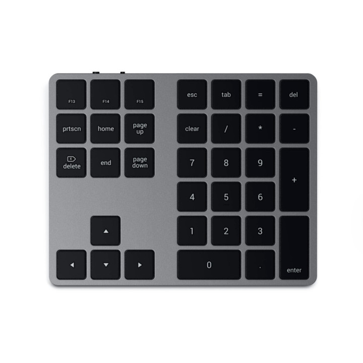 Bluetooth алуминиева цифрова клавиатура Satechi Extended Keypad, Space Grey - ST-XLABKM - 1