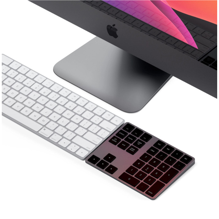 Bluetooth алуминиева цифрова клавиатура Satechi Extended Keypad, Space Grey - ST-XLABKM - 2